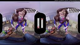 I love pounding that Overwatch DVA cosplay gamer girl pussy in VR immersion.