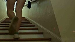 Extra Petite 18+ Croatian Cheerleader Harley Attempts Splits on a Thick Cock While Showing Off Small Tits