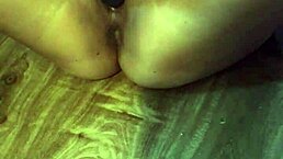 i'm this horny hot wife toying my wet pussy at home