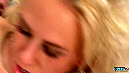 i match her beauty by shoving cock deep in her skinny blonde asshole