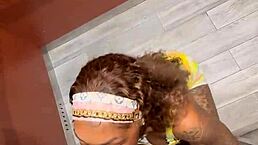 i'm in the elevator with this black monster cock ripping clothes for sloppy wet outdoor action