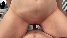 oh wow this juicy blonde jumps on my dick in pov... she rides cowgirl then i creampie her tight pussy!!
