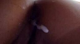 uh, i'm fucking my woman's tight ass until i fill it up with all my warm cum, what a sexy anal session