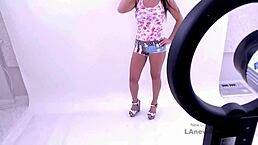 Gorgeous Brunette Babe Gets Fucked Hard At Modeling Audition With Cum Swallow!