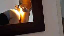 I think the waitress secretly recorded my lover and me getting wild with doggystyle and bent over action