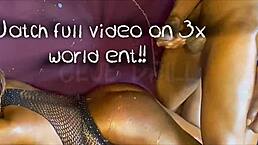 Double Take Of Pounding Phat Juicy Ass With Huge Cock Then Hosing Down With Sticky Cum.