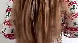 sexy latina gremista dances in panties and shorts showing big ass and natural tits in jeans