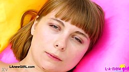 stunning girl shows her sexy body