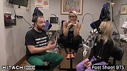 大二Channy Crossfire被Doctor Tampa强制Hitachi高潮亚裔特写