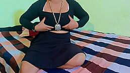 Horny Desi Unsatisfied Girl Experiences Deepthroat Fucking from Boyfriend's BBC in First-Time Homemade Action with Cum in Mouth