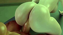 Blonde Gets Pussyfucking In 3D Futa Rule 34 With Creampie Kissing And Cartoon Sex Action