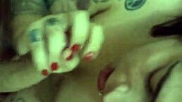 这纹身人妖干金发帅哥超带劲