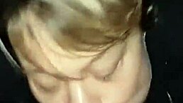 Check out this mature blonde European babe owning blowjob compilations in sexy lingerie at outdoor spots!