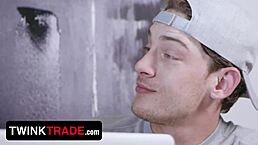 horny stepdads rocky vallarta and markus kage rim and fuck twink stepsons in orgy