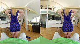 Czech Vr 373 - Mesmerizing Blonde Slut Horny For Your Cock Gets Fucked In Doggystyle And Cowgirl!