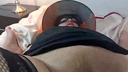 This latina witch takes anal creampie for cash in halloween homemade video.