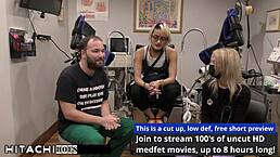 大二Channy Crossfire被Doctor Tampa强制Hitachi高潮亚裔特写