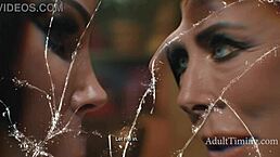 two evil milfs go on a spree to corrupt the world by visiting a family adulttiming