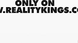 Reality Kings hottest pornstars fuck deepthroat doggystyle and creampie on sofa with big cock riding