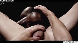 i can't believe this extreme interracial cumflation with sexy black girl zaawaadi getting filled with loads of cum in her wet pussy