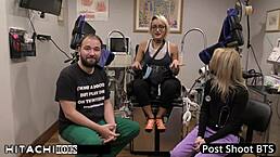 大二Channy Crossfire被Doctor Tampa强制Hitachi高潮亚裔特写