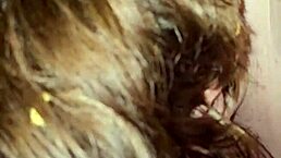 gilf gives a sensual blowjob in this intimate scene