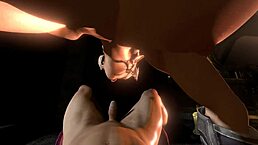 thick barbarian elf girl deepthroats small perky dick in this wild hentai scene 😈🍆