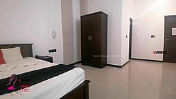 indian office couple reunites for passionate hotel encounter full video