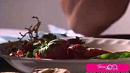 Tanned babes tera patrick and monique alexander dive into a toy-filled lesbian fuck.