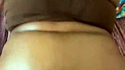 My pregnant ebony girlfriend gets so wet riding my big cock in cowgirl, creaming everywhere during our rough homemade sex as friends watch.