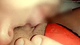 Hubby, lick my pussy now after that stranger fucked me hard