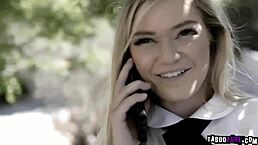 Virgin cute teen 18+ takes big cock only in tight ass for first time.