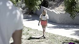 Virgin cute teen 18+ takes big cock only in tight ass for first time.