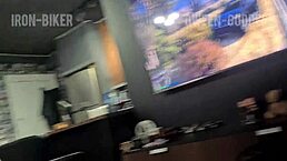 I made this bet with my stepbro on the video game and totally lost it short, leading to wild tattooed teen action with blowjob, deepthroat, pussy fucking, and rimjob thrills