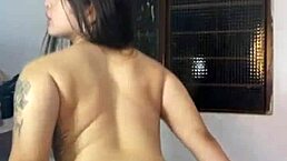 I'm that beautiful young 18+ latina woman showing off my big tits in cute solo action