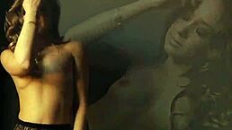 Gorgeous Model Double Penetrated in Ass and Pussy After Sensual Pantyhose Posing