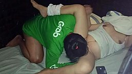 foreman takes on buddy's asian wife in amateur doggystyle action