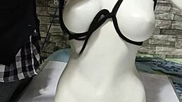 here's a tutorial on bdsm tying peruvian tits and boobs