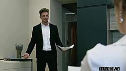 Intriguing shift as lesbian woman discovers thrill of sucking big cocks in first time