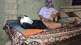 oh god, i'm loving this step sister sex video with indian desi girl in bedroom massage and fat bbw wife action from college dorm