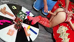 double win two thrusting dildos destroying her tight pussy 😈