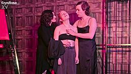 Come closer, feel the succubus bind you with feet and domination in the cage.