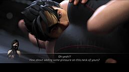 Mixed Wrestling Ends in Ring Submission Hold