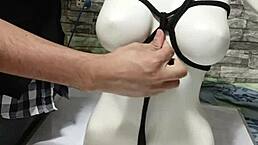 here's a tutorial on bdsm tying peruvian tits and boobs