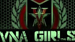 Blonde lesbians Vicky Vette and Maggie Green sensually lick each other's wet pussies