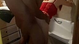 My girlfriend tells me to fuck her mommy in the ass while she's alone in the bathtub