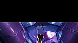 Female sangheili takes control and fucks man in intense session