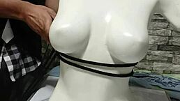 here's a tutorial on bdsm tying peruvian tits and boobs