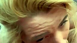 you want this topless hooker to take your cum load on her face after bareback blowjob outdoors?