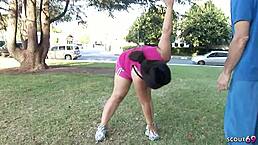 小心！亞洲熟妻被騙和醜老教練Dirty Harry白巨屌出軌！